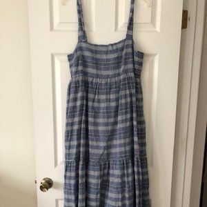 HATCH Maternity Blue Striped Maxi (2)